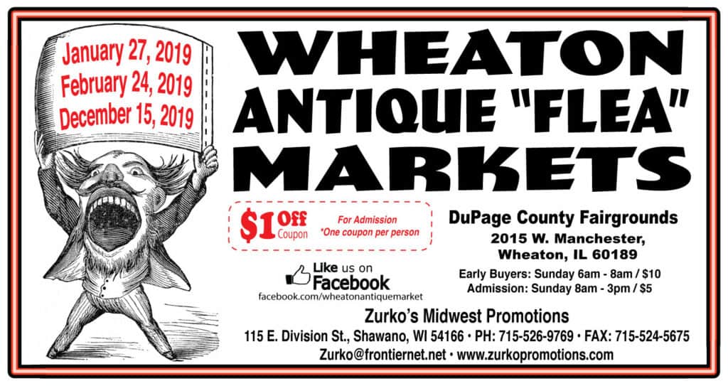 Wheaton Antique Flea Market Sunday Dec 15 Zurko Promotions