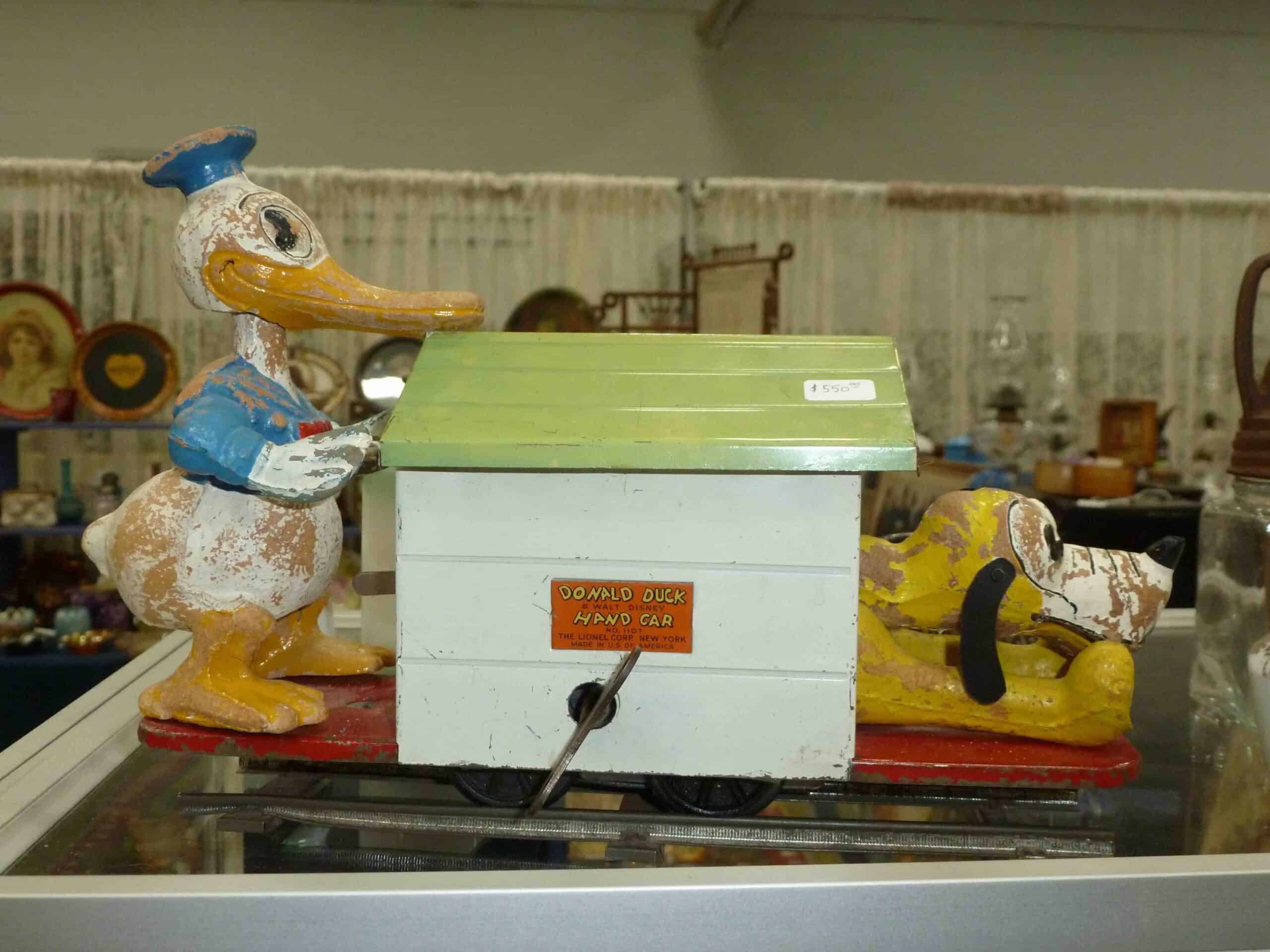 Antique toy on display at the Wausau Antique Show